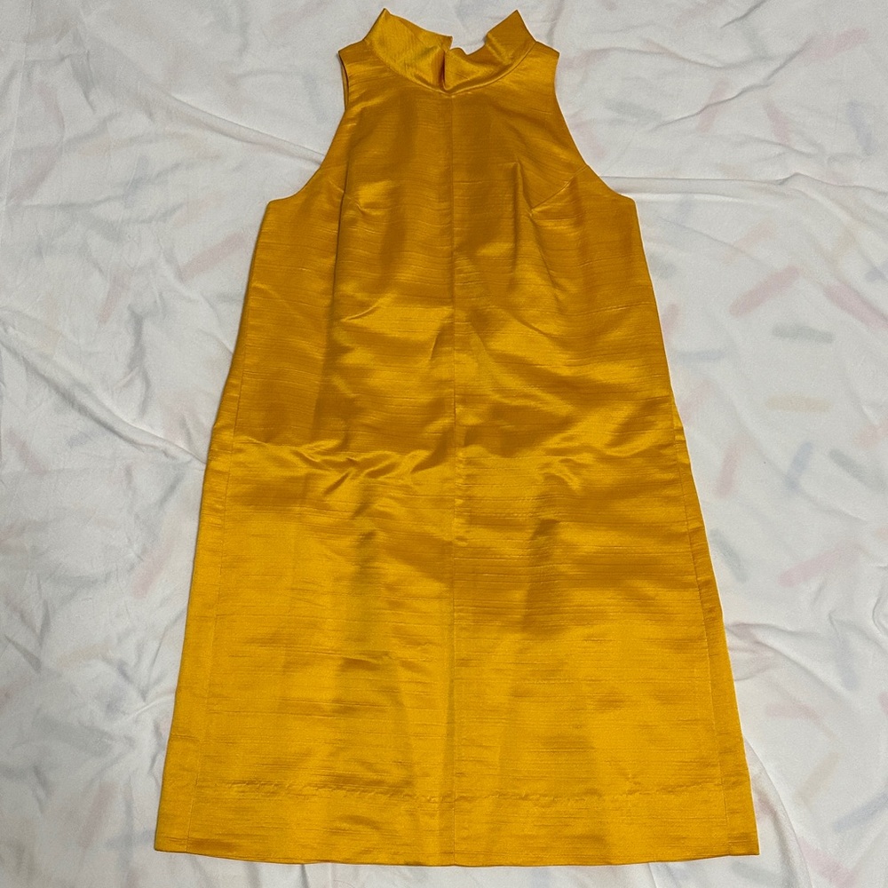 Vibrant Yellow Sleeveless Dress